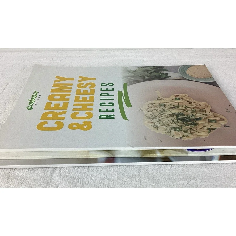 GLORIOUSLY VEGAN Cookbooks Lot of 3 - Creamy Cheesy, Comfort, Desserts 2021 Rare